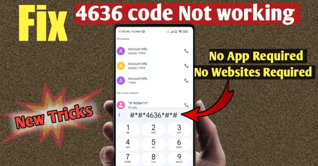 ##4636## Not Working? (This is How I Fixed it)
